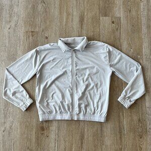 Womens Under Armour Light Grey Zipper Jacket - M